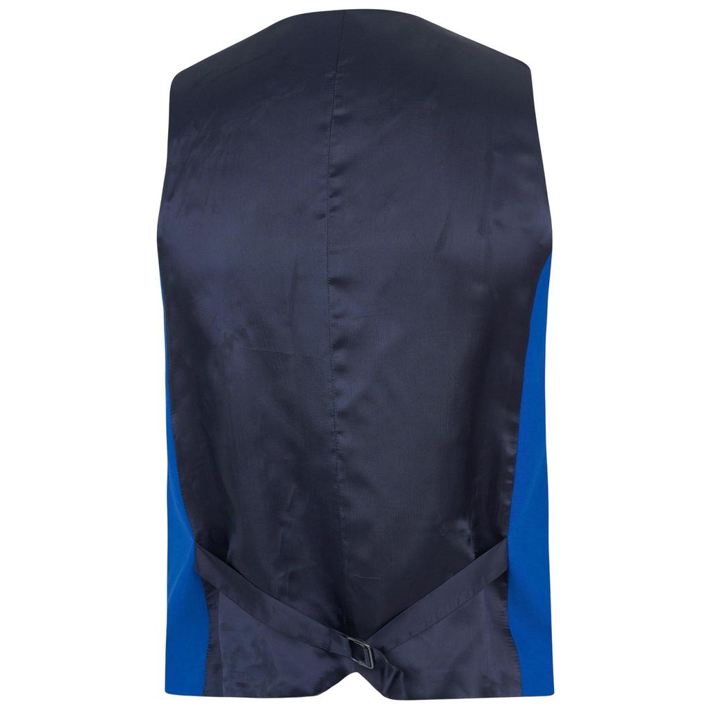 Without Prejudice Mens Wool Blend Slim Waistcoat