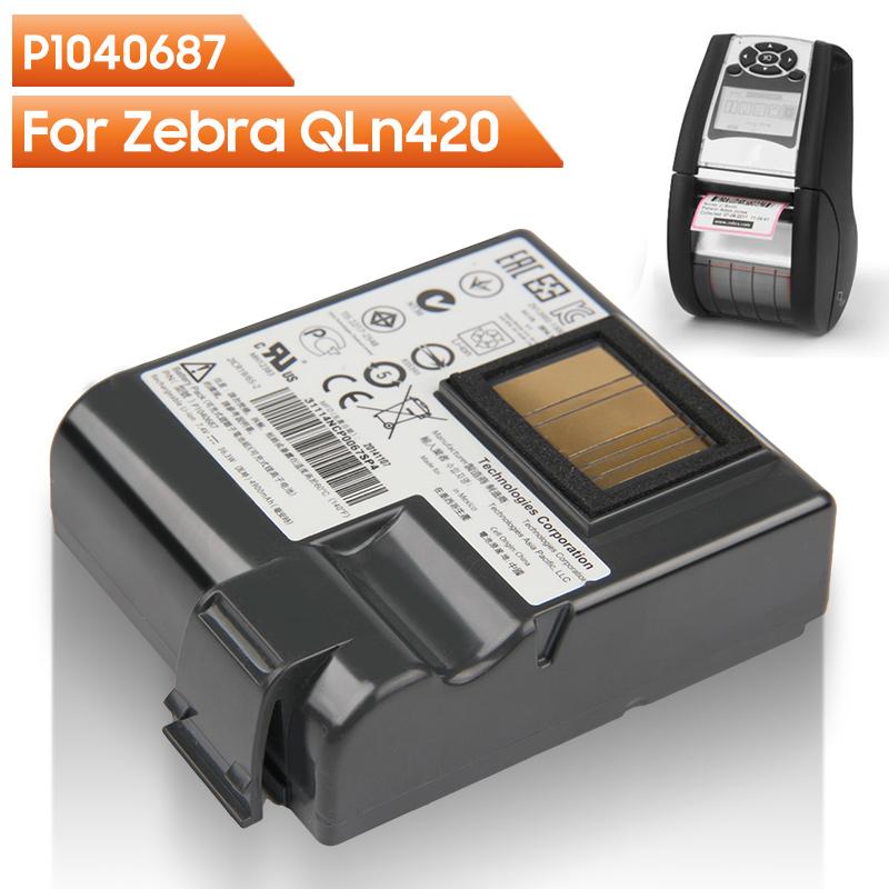Replacement Battery P1040687 For Zebra QLn420 4900mAh