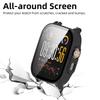 Glas+Hülle für Realme Watch 5 Gehärtetes Glas Kratzfester Displayschutz & Harter PC Schutzstoßstange Abdeckung Zubehör