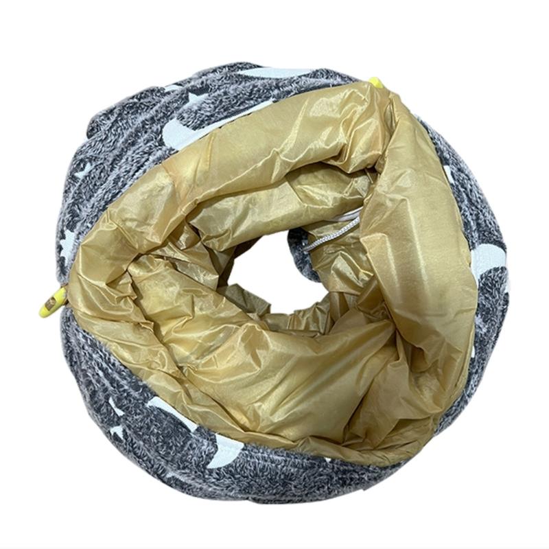 Collapsible Tunnel Tube Pet Cats Toy Durable Hideaway for Ferret Sugar Gliders
