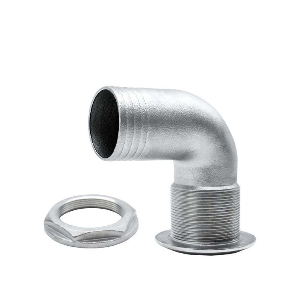 Boat Spout Curved Vent Yacht Stainless Steel Fitting Drain Plug Ventilation Half Wire Right Angle Exhaust Port