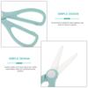 Ceramic Scissors Safety Kitchen Gardening Gadget Food Handle Pp Zirconia Nanomaterials Shear Travel