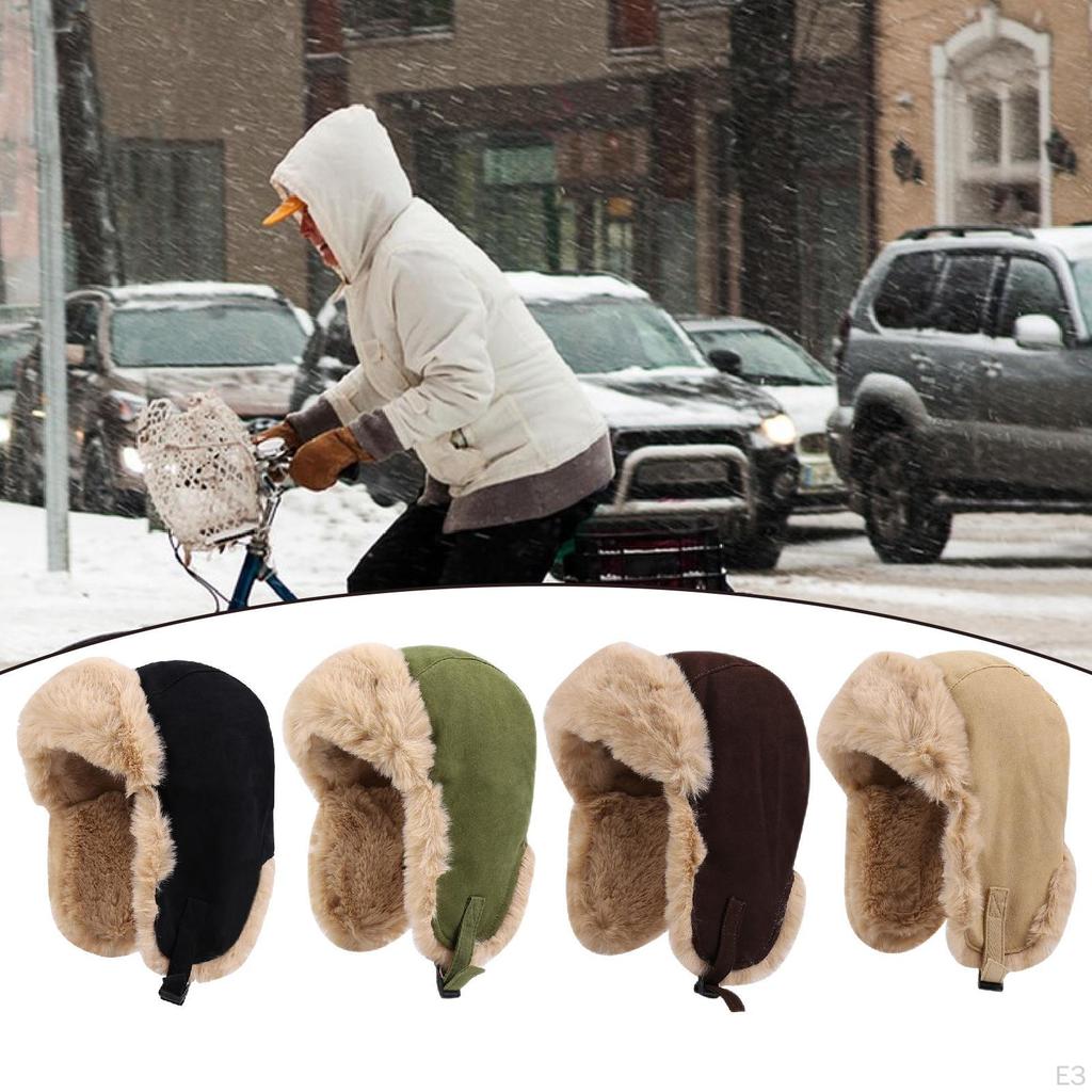 Winter Trapper Mütze Kältefest Bomber für den täglichen Gebrauch Erwachsener Wetter