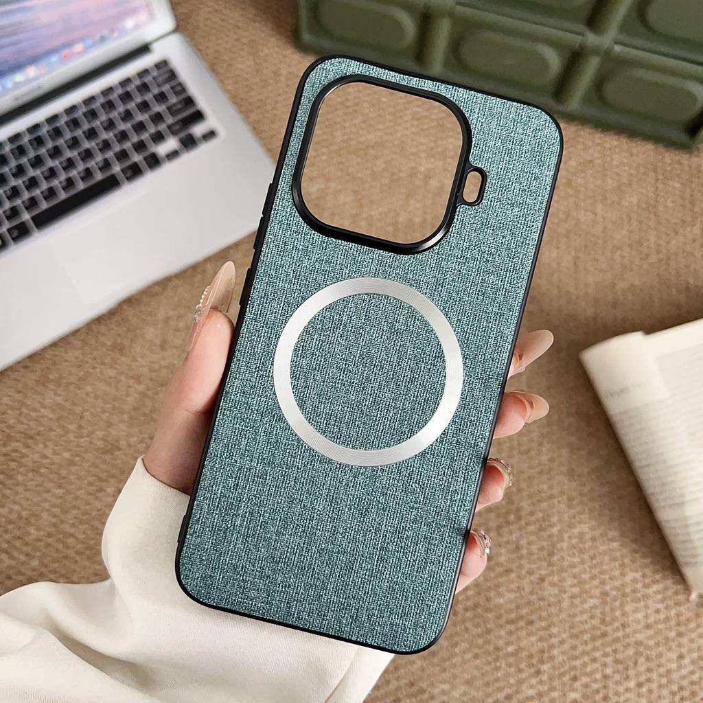 Pour Xiaomi 17T/17T pro coque Luxe Tissu Magnétique Givré Bord Doux couverture Pour Mi Xiaomi 17T pro Choc Pare-chocs Funda