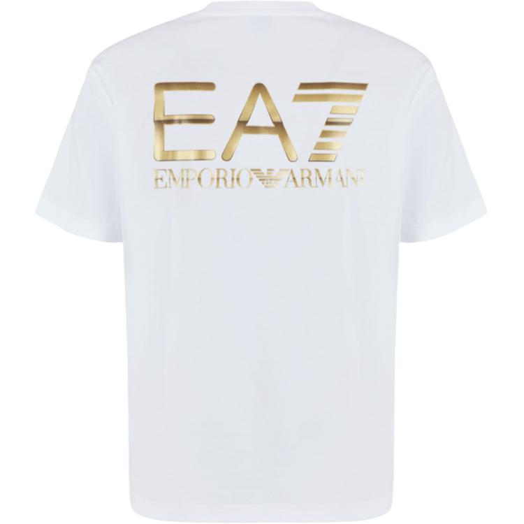 Emporio Armani Crew Neck Logo T-Shirt Men tops White 6DPT06-PJFFZ-1100