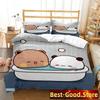 3D Print Bubu Dudu Cartoon Bear Panda Bedding Set Printed With Pillowcase Duvet Cover Soft Single Double Queen Super King Size