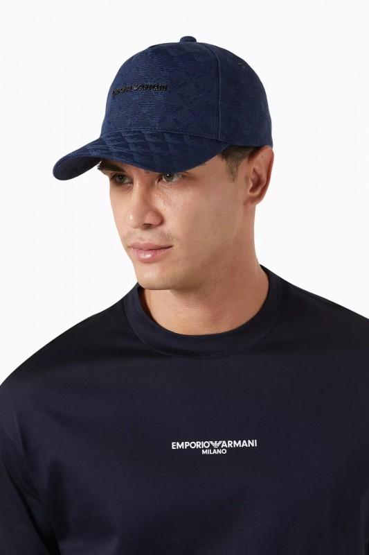 Emporio Armani striking royal blue baseball cap