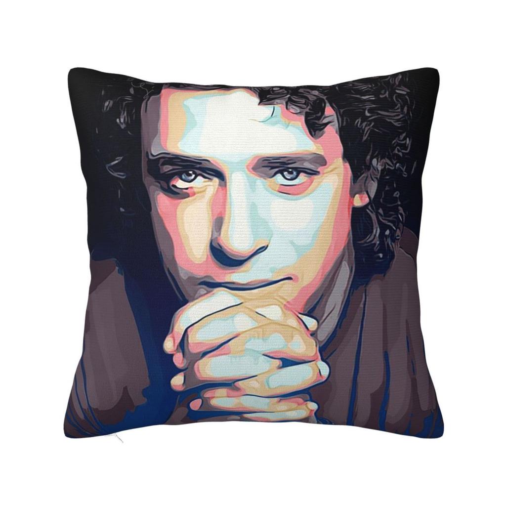 Gustavo Cerati Music Square Pillowcase Pillow Cover Polyester Cushion Decor Comfort Throw Pillow for Home Living Room
