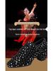 Women's Genuine Leather Latin Dance Shoes - Medium High Heel, Soft Sole for Modern, Ballroom, & Sailor Dance