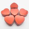 Heart-Shaped Gift Boxes, Tin Heart-Shaped Empty Jars With Lids, Mini Jewelry Boxes/Spice Boxes
