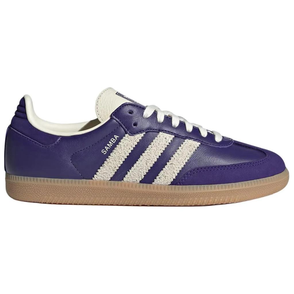 adidas Womens Samba OG 'Collegiate Purple Cream' (women's sizes) Collegiate Purple / Cream White / Gum 3 German Army Trainers JI2736