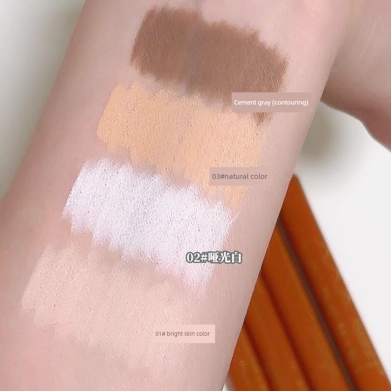 Double-Headed Highlight Repair Integrated Pen Face Dual-Use Contour Stick Plate Waterproof People Pen Nose Shadow Brightening Novice
