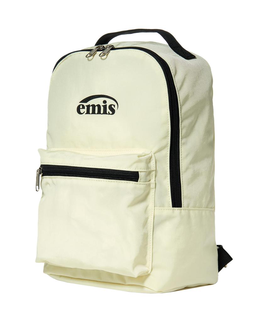 Emis New Logo Mini Back Pack-Ecru