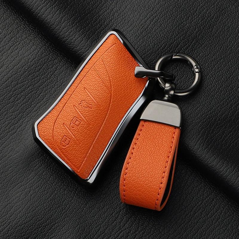 Aluminum Alloy Goatskin Car Key Case Cover For Lexus Nx Es Ux Us Rc Lx Gx Is Ct Rx 200 250H 350H 400H Ls 450H 260H 300H Ux 200