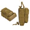 Molle Tactical Magazine Pouch Double Decker Single Airsoft Tactical AR M4 AR15 Rifle Pistol 9mm Mag Carrier Pouches Accessories