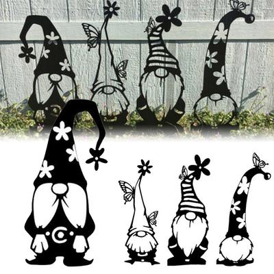 Acrylzweig Zwerg Gartendekoration Schild Home Rasen Yard Dekor Kunst Skulptur Gartenstatue Ostern Frühling Dekoration Halloween