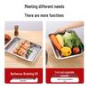Stainless Steel Roasting Pan with Draining Rack Set