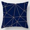 Simple Blue Pattern Pillowcase Living Room Office Home Pillowcase Car Ornaments