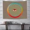 Psychedelic Eye Tapestry Hypnotic and Mesmerizing Wall Art for a Bold Striking and Unique Decor Statement