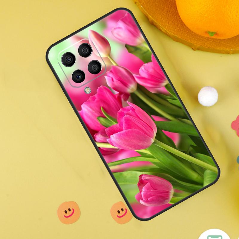 

Tulips Flower Case For Samsung Galaxy M13 M14 M54 M23 M16 M11 M21 M31 M20 M34 M52 M32 M12 M36 M56 M15 M55 Samsung M34 5G