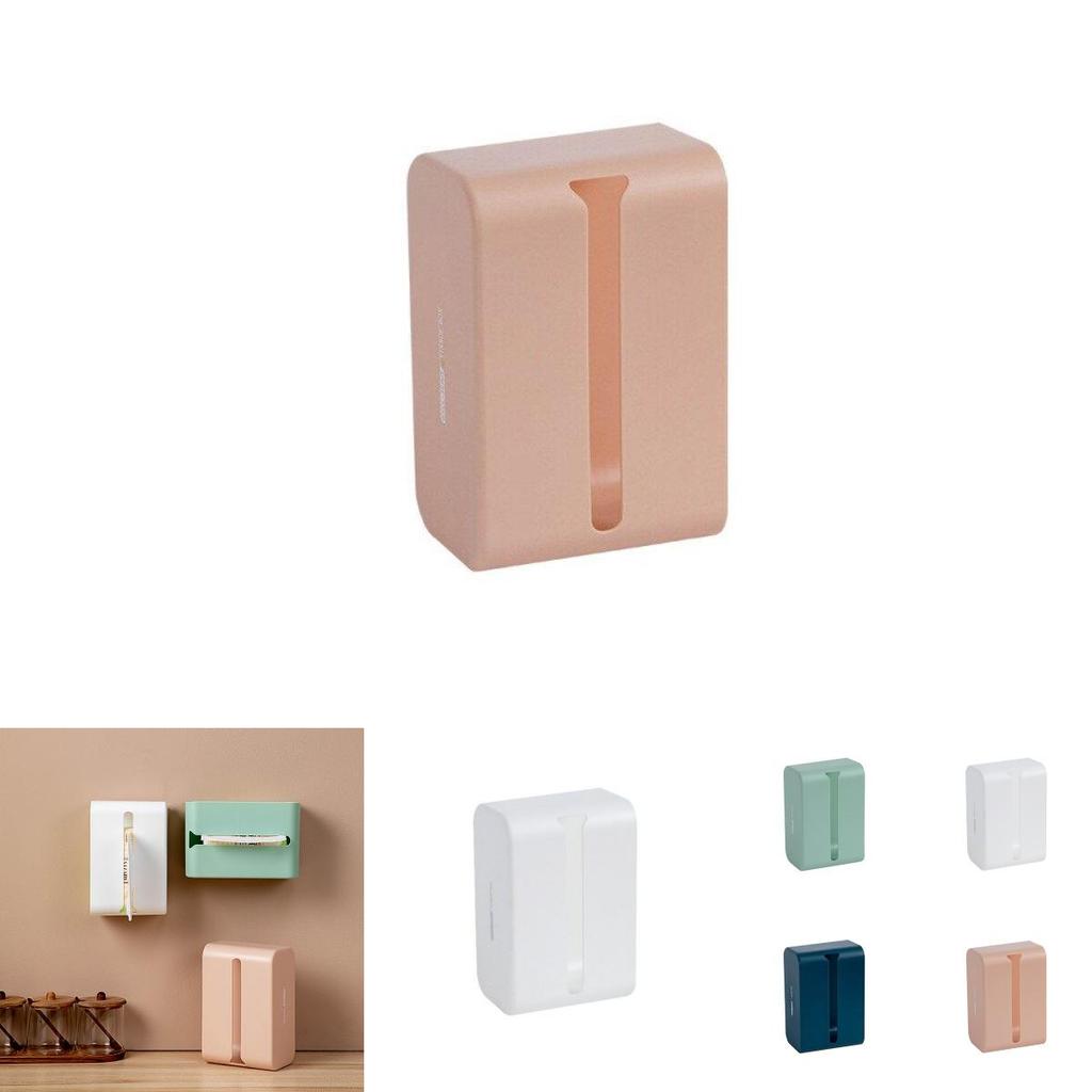 Chic Wall-mounted Tissue Box Holder With Stylish Concave Round Opening For Convenience