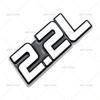 Car Metal 2.0L2.2L2.3L2.4L2.5L2.8L Modified Label Sticker Emblem