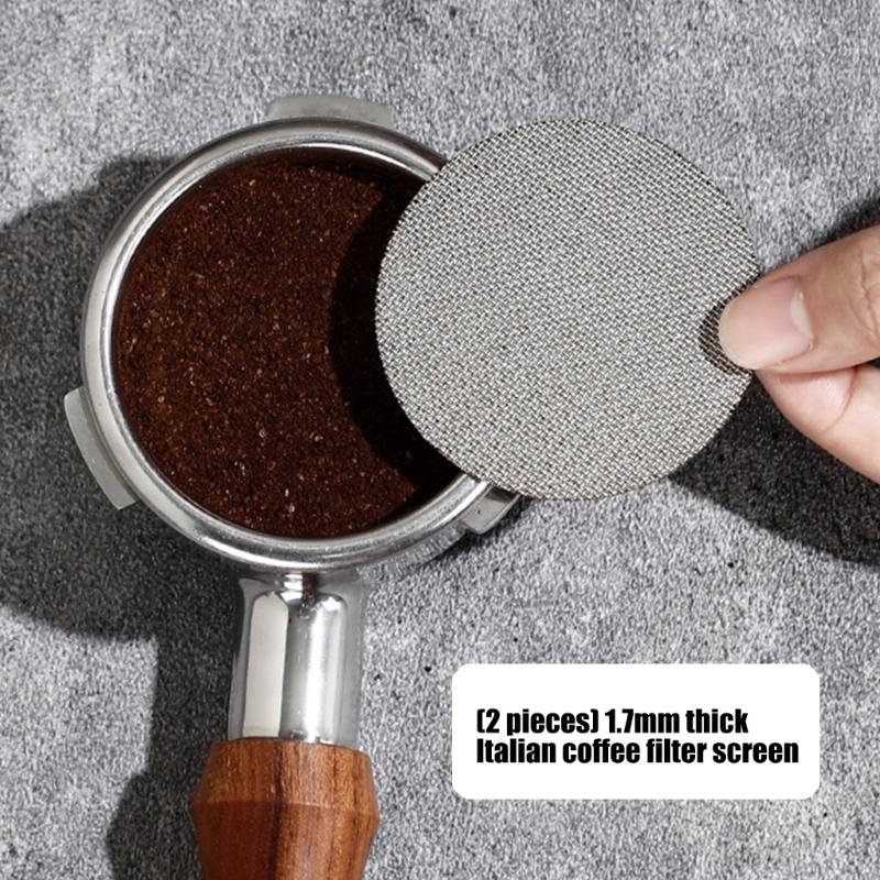 51/53/58mm Coffee Filter Screen Heat Resistant Mesh Portafilter Coffee Making Puck Screen for Espresso Machine