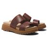 Timberland Clairemont Way Slide Sandals Leather Brown