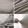 Jacquard Solid Color Seat Cover Spandex Cooking Space Slipcover Removable Anti -Seat Covers Used For Banquet Wedding Event Dinner Restaurant 1pc