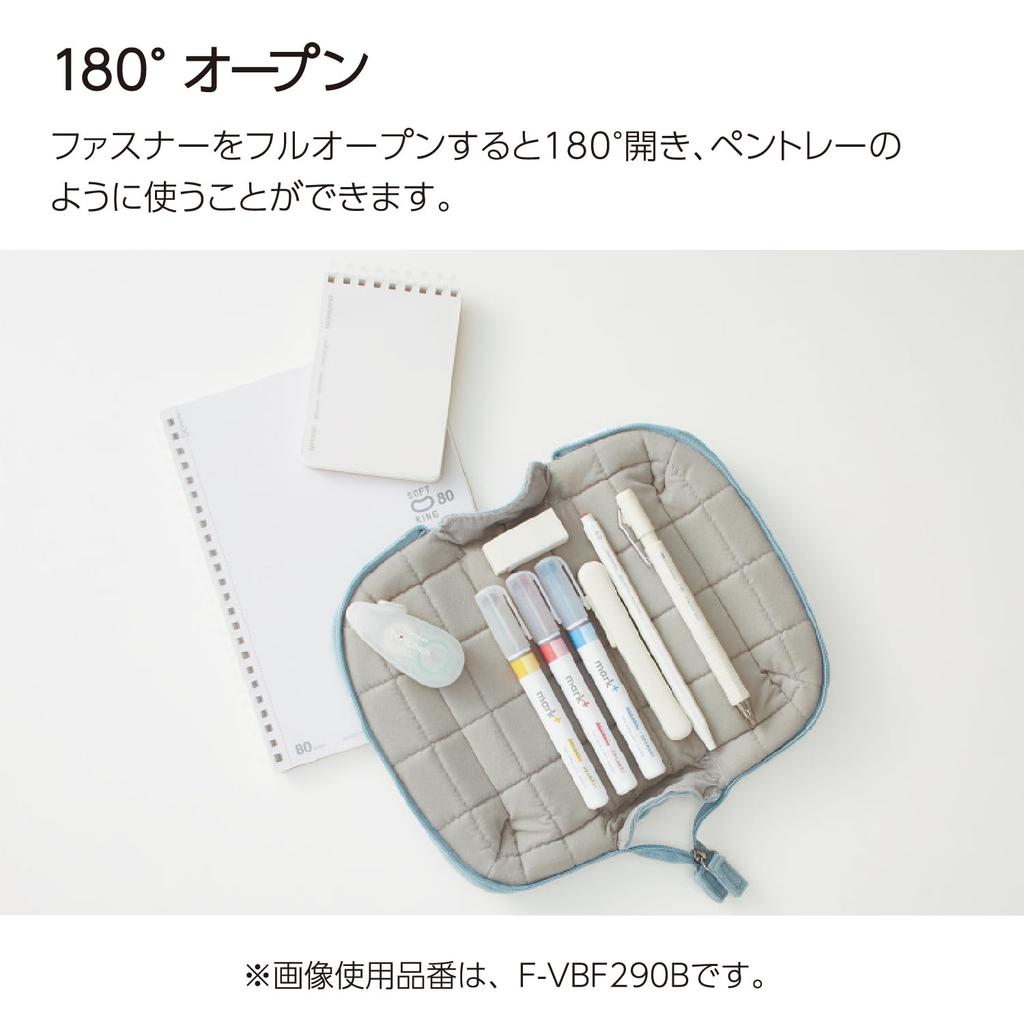 KOKUYO Pen Mococo Soft and Blue Case, Fluffy, F-VBF290B