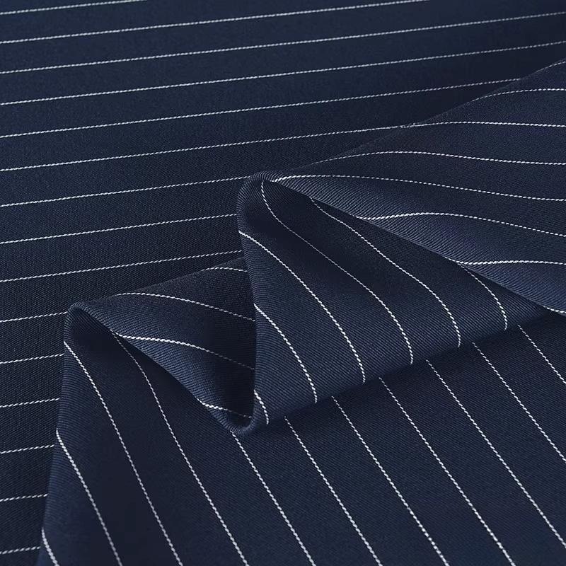 100/300/500cm Vertical Stripe Fabric Wrinkle Resistant Drapable Professional Suits Pant Dresses Office Apparel Textile Fabric