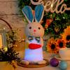 1-3PCS Comprehensive Gift Easter Glowing Bunny Doll Small Rabbit Ornament New Year Home Decoration Festive Holiday Display
