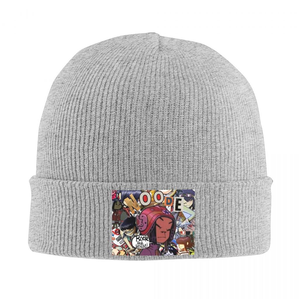 Music Band Gorillaz Warm Knitted Cap Winter Knit Bonnet Hat Skullies Beanies Hip Hop Caps for Unisex
