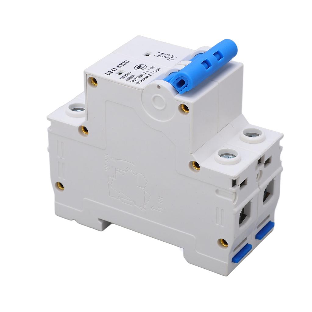 Photovoltaic DC Circuit Breaker 2P 4KA Segmentation Capability Flame Retardant PV Miniature Air Circuit Breaker DC250V