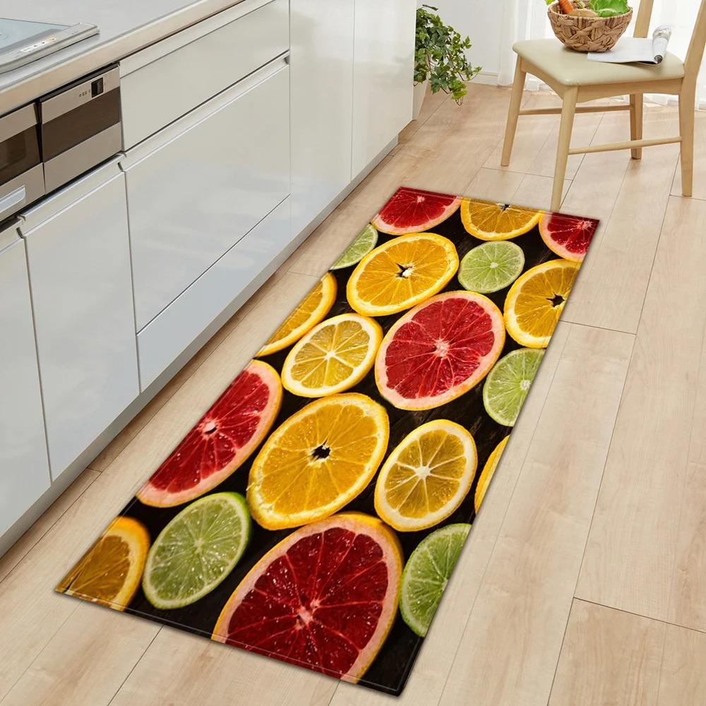 Fruit Pattern Home Kitchen Floor Mat Door Decoration Floor Mat