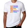 Zodiac Sign Taurus Tshirt Sporty Breathable Short Sleeve Tshirt