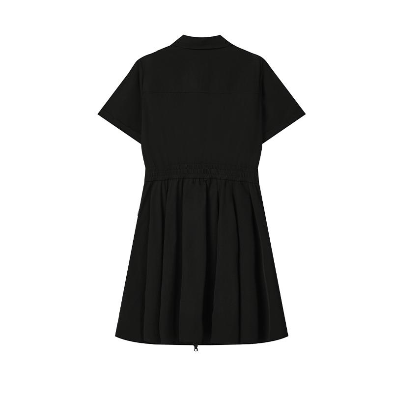 FILA Original Cool Touch Simple Comfortable Short Sleeve Dress Women dresses F61W629301FBK
