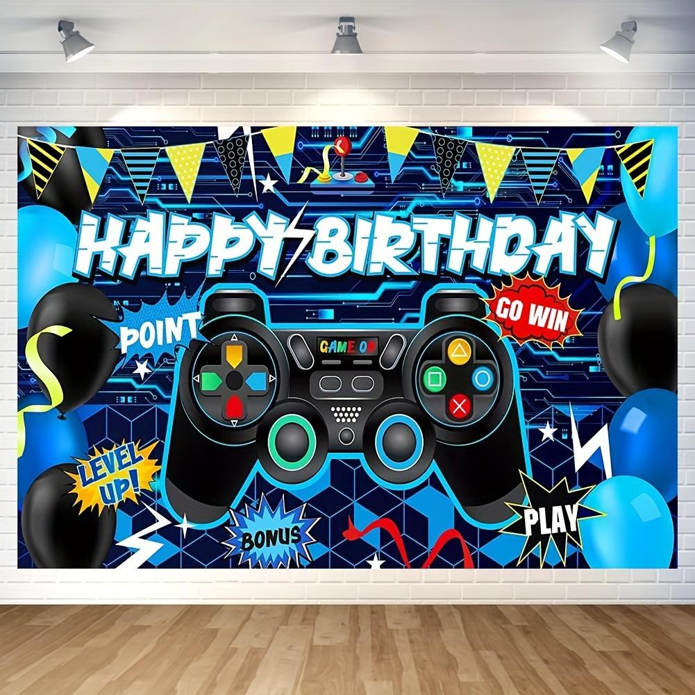 Birthday Party Decoration Background Photo Background Banner Poster Game Party Decoration Party Supplies