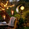 Solarbetriebene Rasenleuchten Hundefigur Glaskugel Erdspieß Garten Dekorative Lichter Ideales Festivalgeschenk
