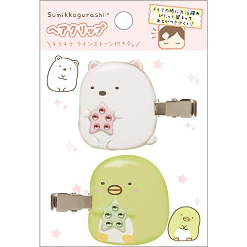 San-X Sumikkogurashi Shirokuma & Penguin? Hair Clips (Set of 2) ABS FE34401