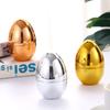 Creative Egg-shaped Toothpick Jar Electroplating Plastic Gold and Silver Toothpick Box Storage Box Ornaments Home Decoration