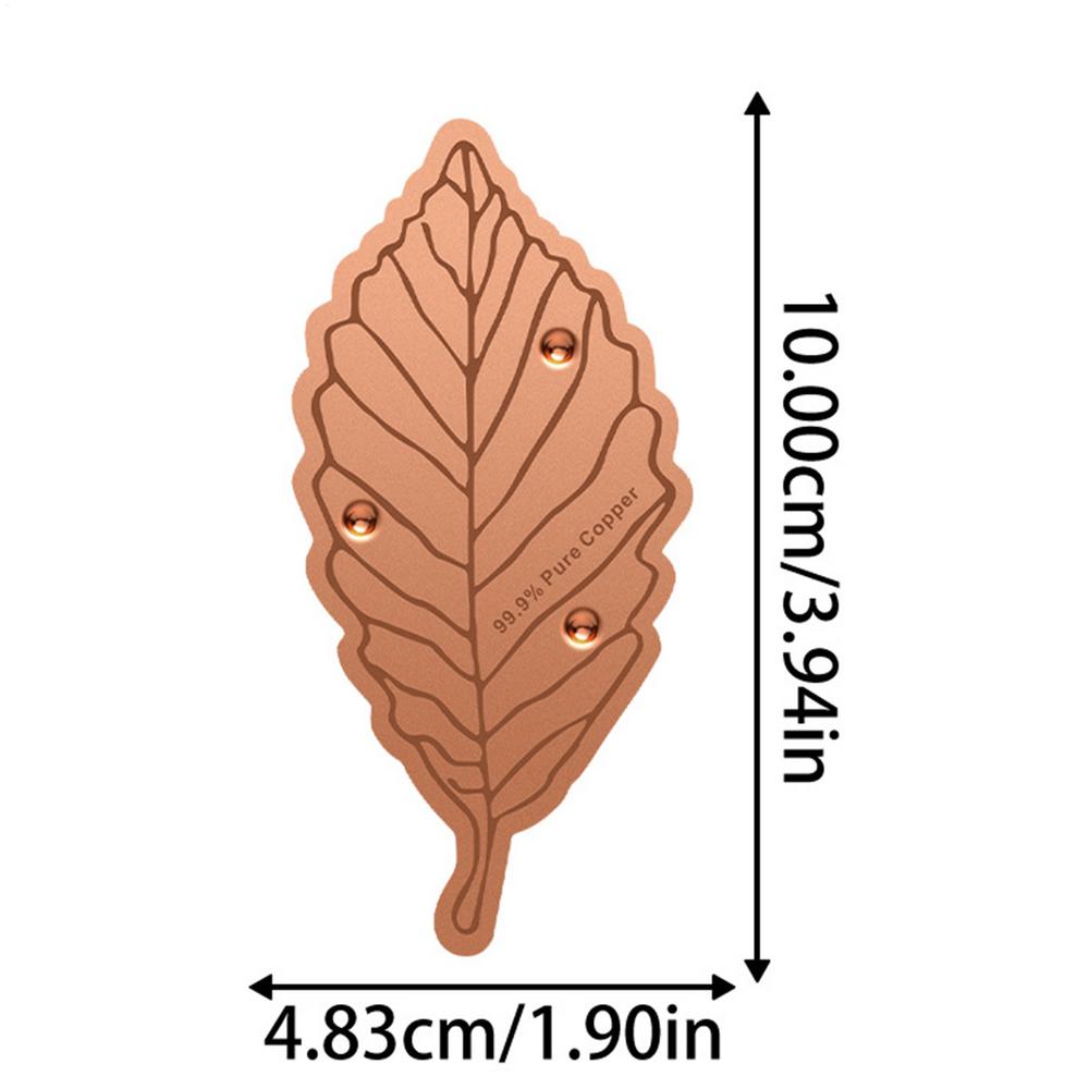 Copper Bird Bath Plate Birdbath Purification Disc with Triple-Point Support Birdbath Bowl Purifier Plate for Backyard Bird Bath
