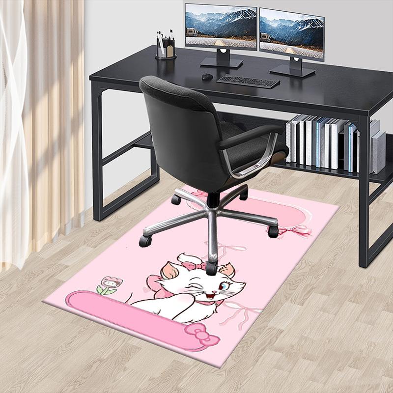1pc Cat Bowknot Carpet Office Rug Outdoor Mat Home Decor Area Carpet Festival Gift