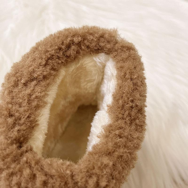 Schneestiefel mit dicker Sohle für Damen Winter 2025 neue Samt-verdickte nordöstliche Baumwollschuhe wasserdicht, schweißfest und warm äußere Baumwollschuhe