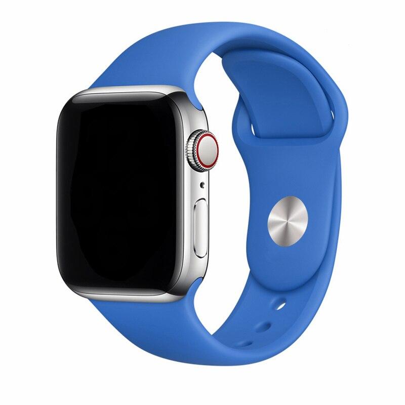 Silikonový řemínek pro řemínek Apple Watch 44 mm 49 mm 45 mm 41 mm 40 mm 42 mm 38 mm náramek iwatch série 9 7 se 3 4 5 6 8 Pásek Ultra2