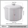 Ceramic Double Boiler Stew Pot