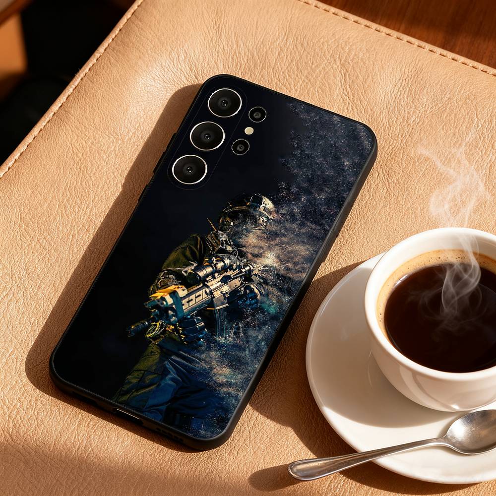 H-Hardcore assault team Phone Case For Samsung S26,S25,S24,S21,S22,S23,S30,Ultra,S20,FE,Lite,10,9,Black Cover