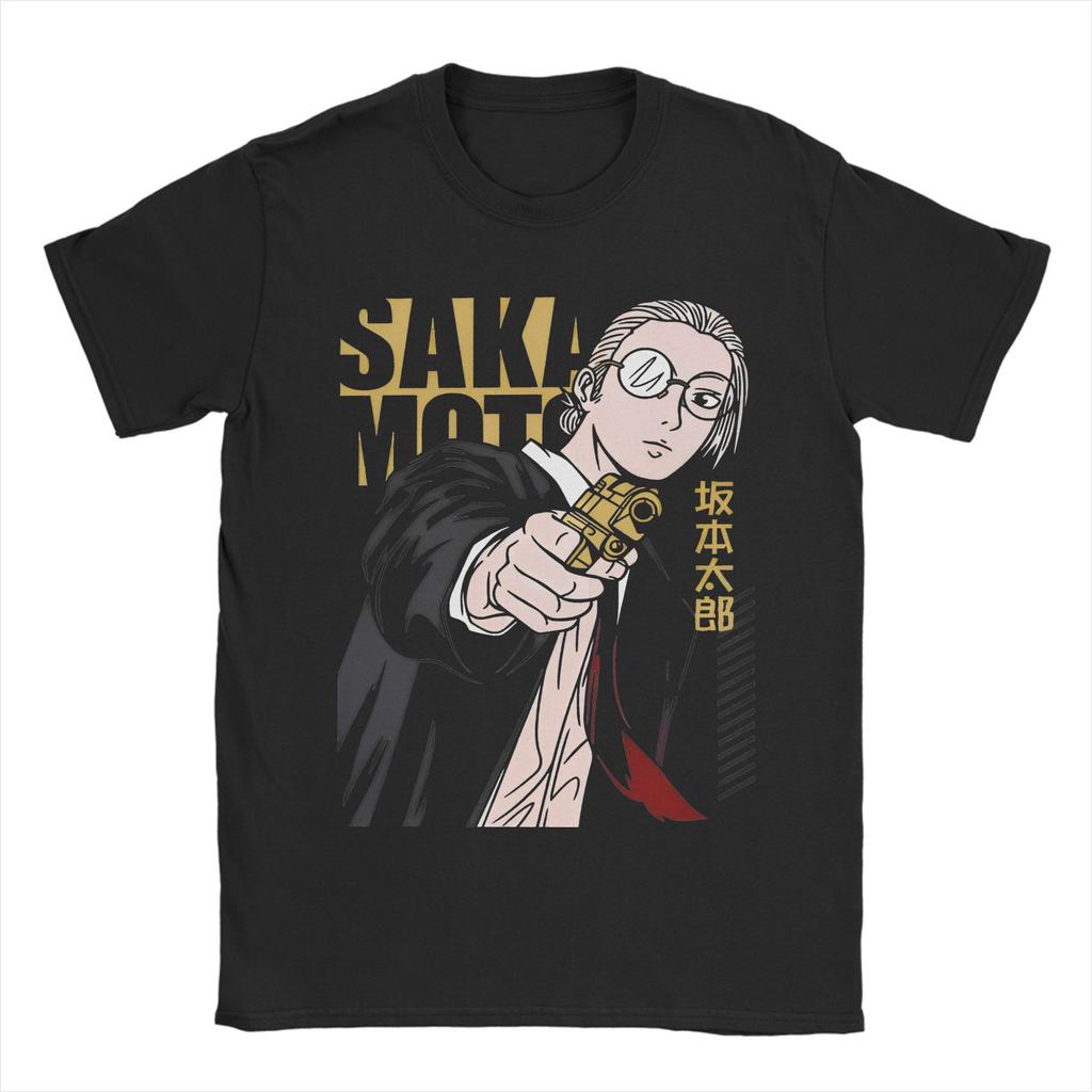Vintage Gaku Sakamoto Days T Shirt For Men Women O-neck Short Sleeve Clothes  Cotton Summer Tops