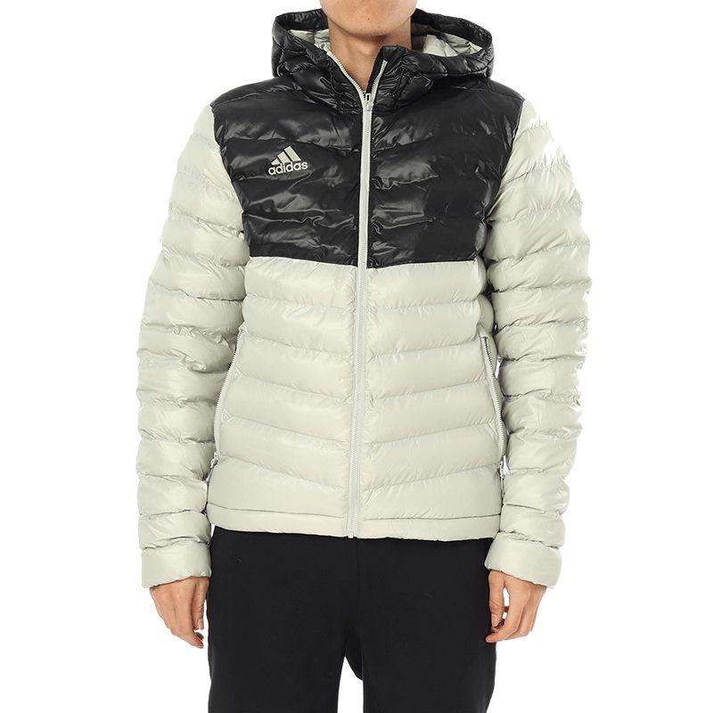 

Adidas Модная Хлопковая Куртка с Длинным Рукавом и Капюшоном Мужские Куртки Белая Черная CW7427 L