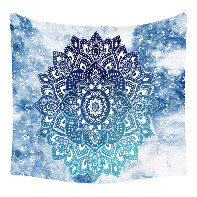 Indian Mandala Boho Wall Hanging Sandy Rug Camping Tent Travel Mattress Bohemian Sleeping Pad Tapestries